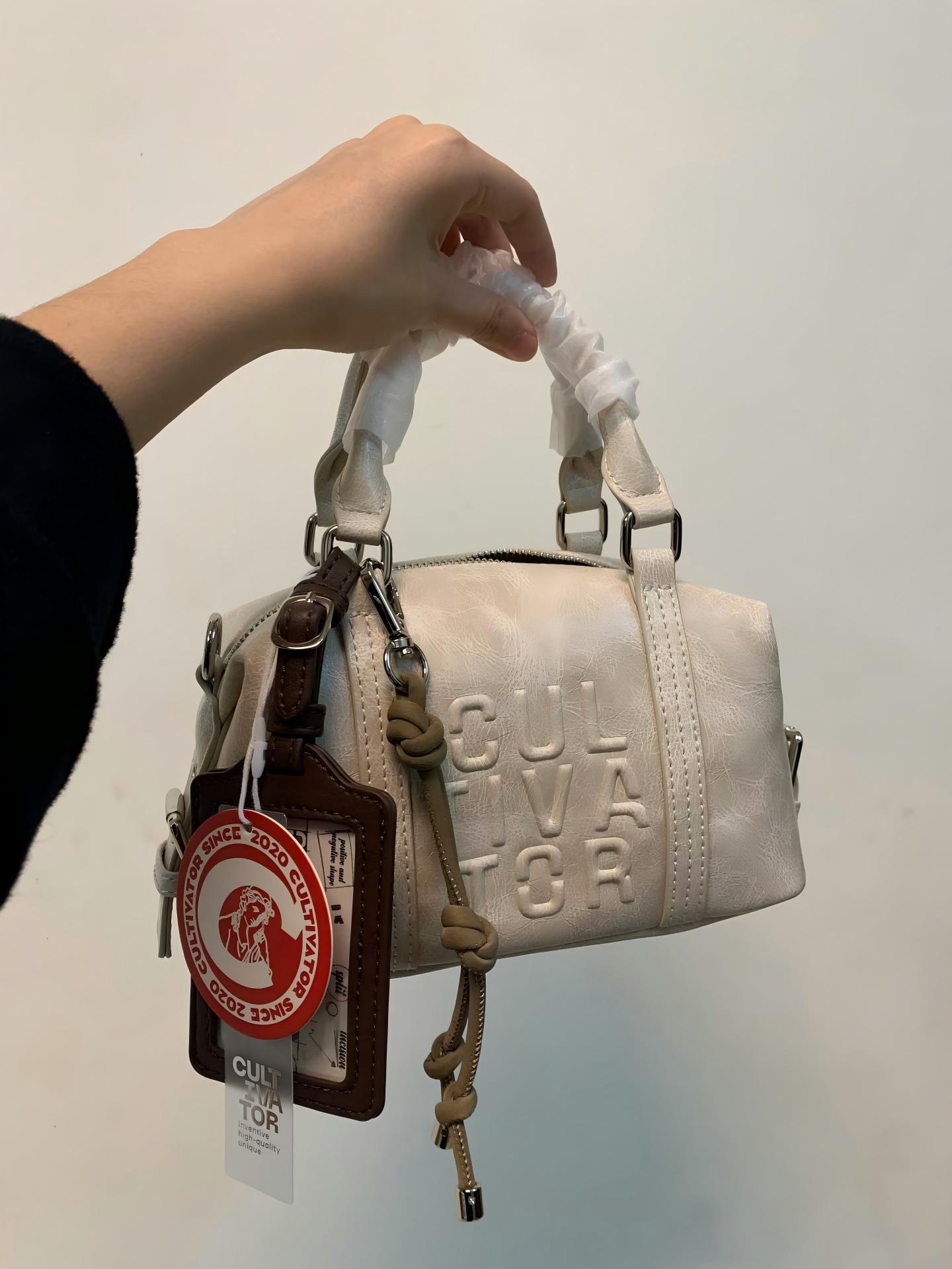 Luxury Y2K Bags - JIAERDI Women's Vintage Style Boston Handbag