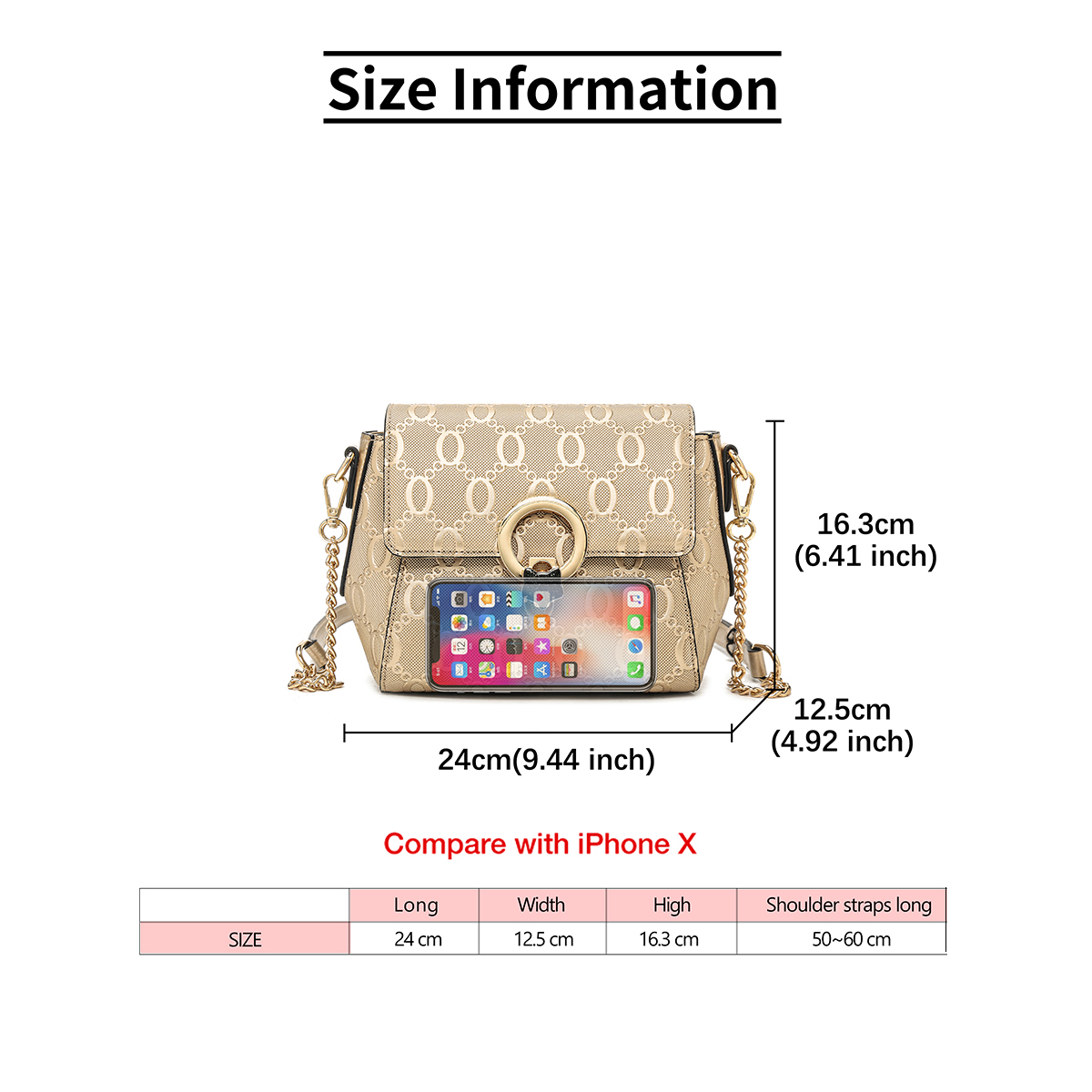 FOXER Luxury Brand Women's Sho - огляд і ціна Luxury Bags Gold