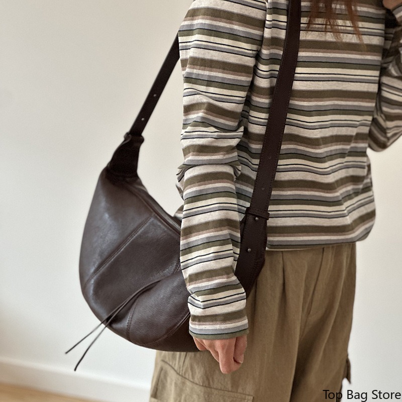 Genuine Leather Hobo Bag for W - огляд і ціна Quiet Luxury Bags Crossbody