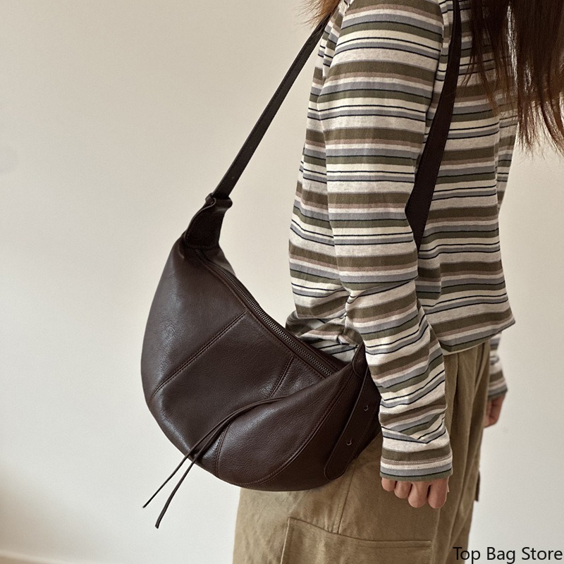 Genuine Leather Hobo Bag for W - огляд і ціна Quiet Luxury Bags Crossbody