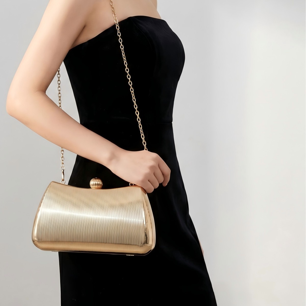 Women's fashion temperament el - огляд і ціна Luxury Bags Gold