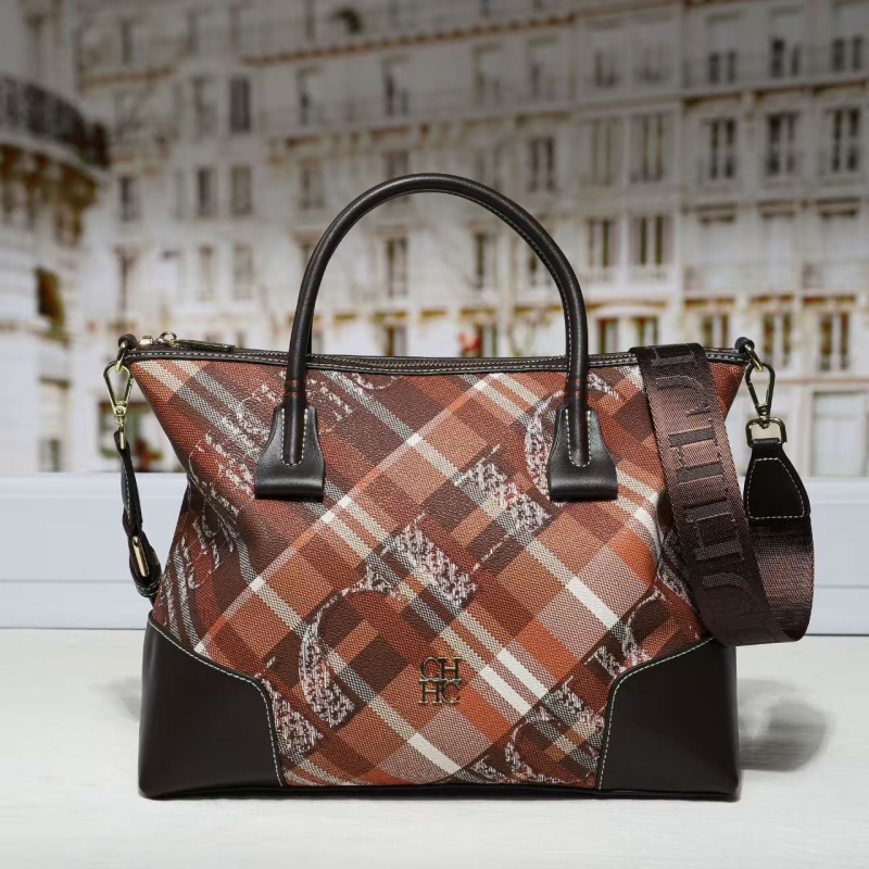 CH Luxury Plaid Women's Tote B - огляд і ціна Luxury Bags Gold