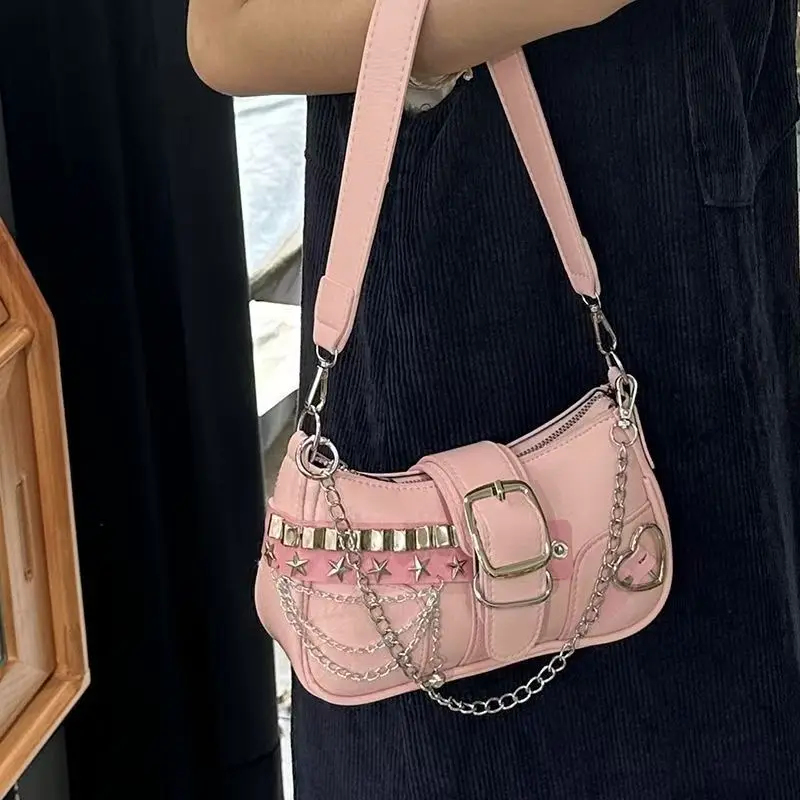 Luxury Y2K PU Leather Girl Sho - огляд і ціна Luxury Y2K Bags