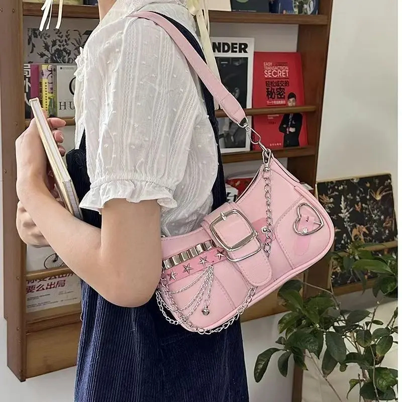 Luxury Y2K PU Leather Girl Sho - огляд і ціна Luxury Y2K Bags