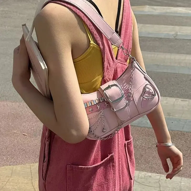 Luxury Y2K PU Leather Girl Sho - огляд і ціна Luxury Y2K Bags
