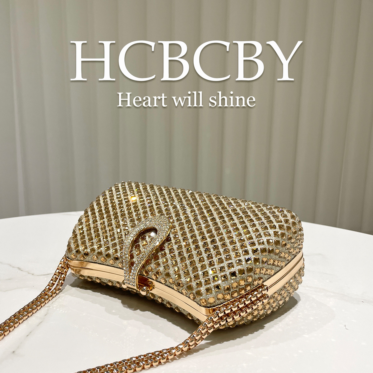 Gold sparkling luxury full dia - огляд і ціна Luxury Bags Gold