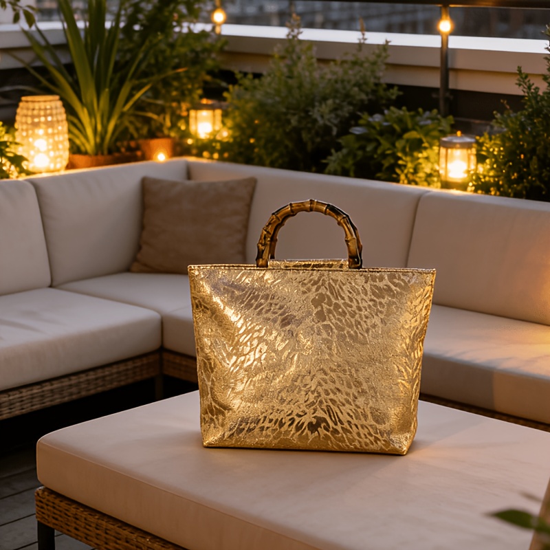 Light luxury metallic gold jac - огляд і ціна Luxury Bags Gold