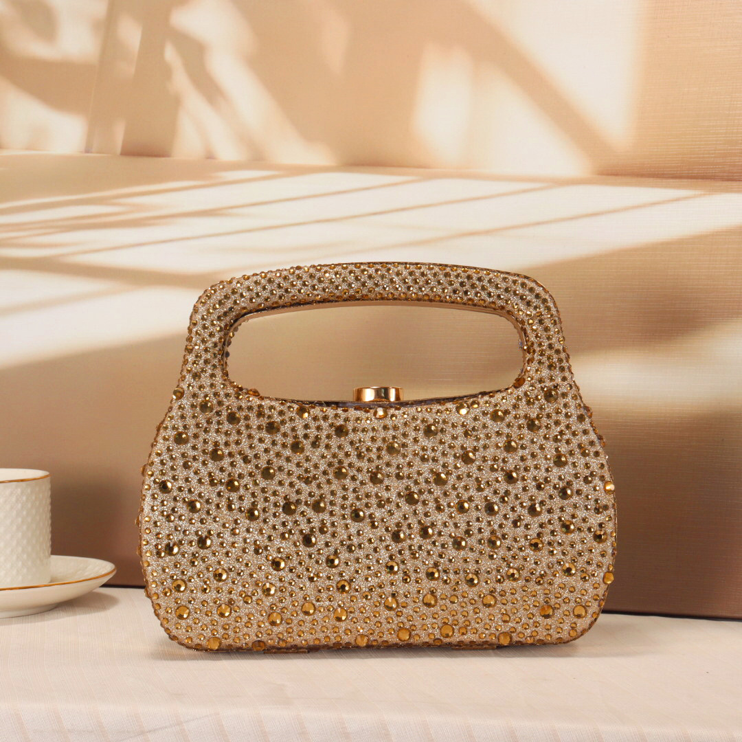 Gold glitter luxury hot diamon - огляд і ціна Luxury Bags Gold