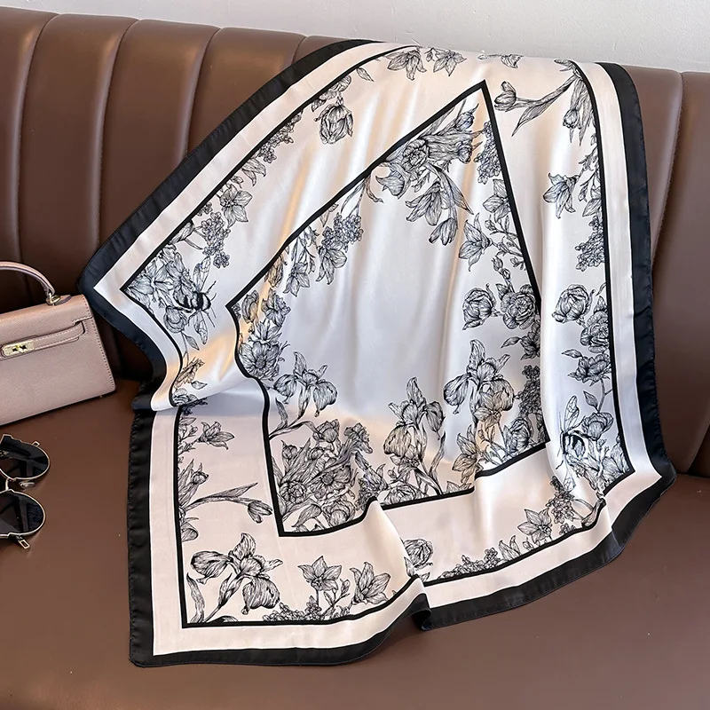 70*70cm Luxury Floral Print Si - огляд і ціна Luxury Bags Online