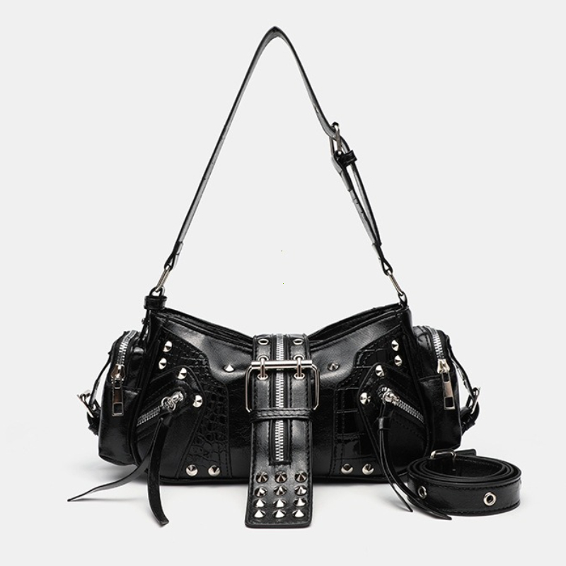 Gothic Rivet Handbag Waist Bag - огляд і ціна Luxury Y2K Bags